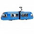 Инерционная металлическая модель - Трамвай с гармошкой, 19 см WB) - миниатюра №2